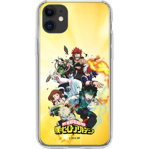 My Hero Academia Hero Team Season 4 iPhone 11 Clear Case