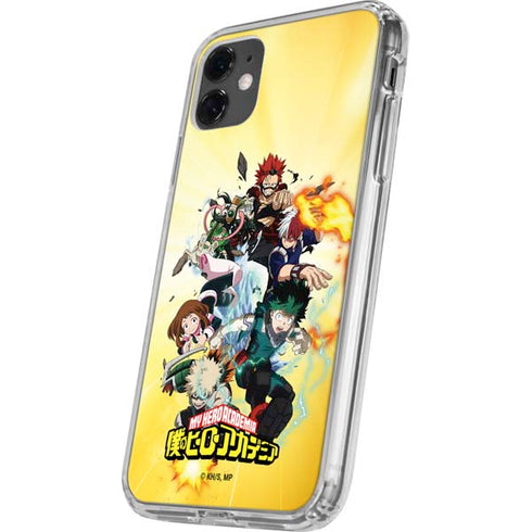 My Hero Academia Hero Team Season 4 iPhone 11 Clear Case