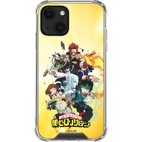 My Hero Academia Hero Team Season 4 iPhone 13 Mini Clear Case
