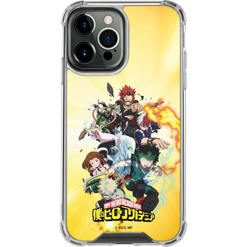 My Hero Academia Hero Team Season 4 iPhone 14 Pro Max Clear Case