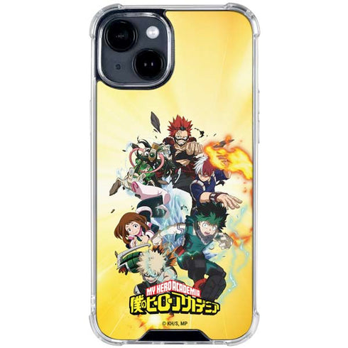 My Hero Academia Hero Team Season 4 iPhone 15 Clear Case