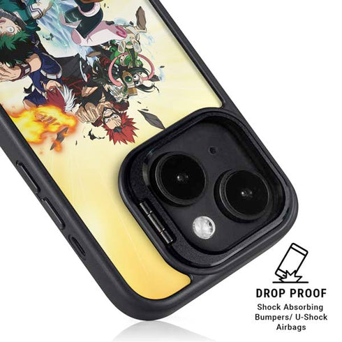 My Hero Academia Hero Team Season 4 iPhone 15 Plus Kickstand Case