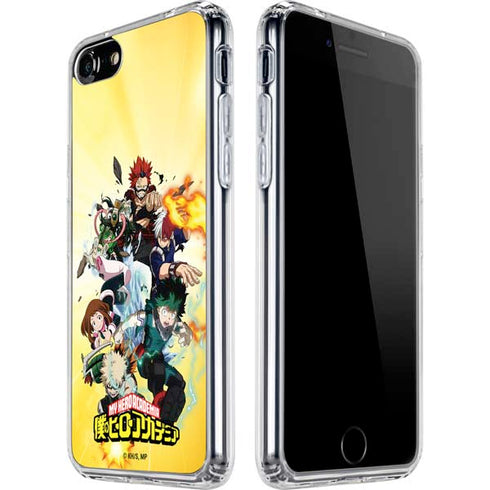 My Hero Academia Hero Team Season 4 iPhone SE (2nd & 3rd Gen) Clear Case