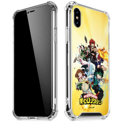 My Hero Academia Hero Team Season 4 iPhone XS Max Clear Case
