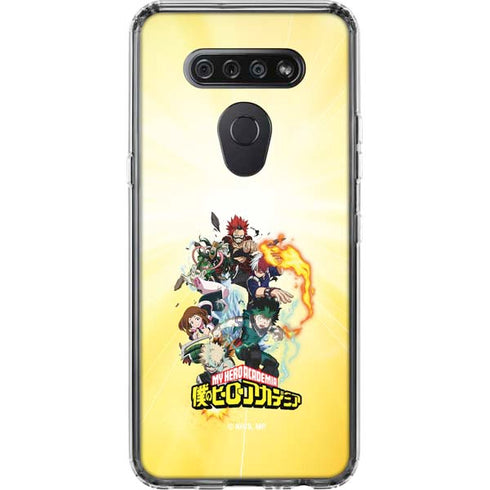 My Hero Academia Hero Team Season 4 LG K51/Q51 Clear Case