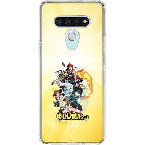 My Hero Academia Hero Team Season 4 LG Stylo 6 Clear Case