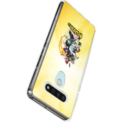 My Hero Academia Hero Team Season 4 LG Stylo 6 Clear Case