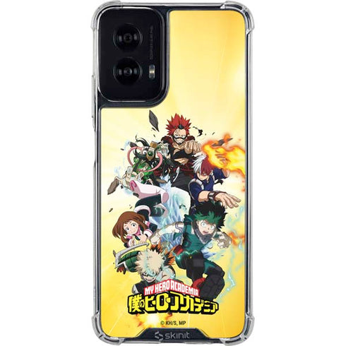 My Hero Academia Hero Team Season 4 Moto G Power 5G (2024) Clear Case