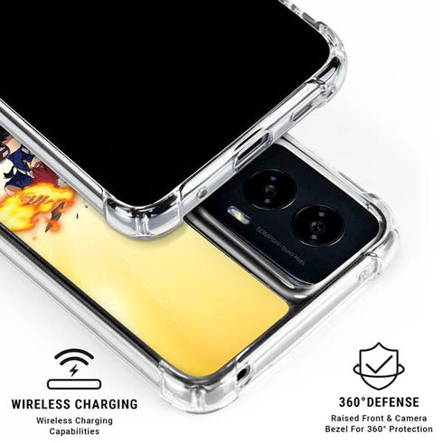 My Hero Academia Hero Team Season 4 Moto G Power 5G (2024) Clear Case