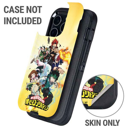 My Hero Academia Hero Team Season 4 Otterbox Defender iPhone Skin
