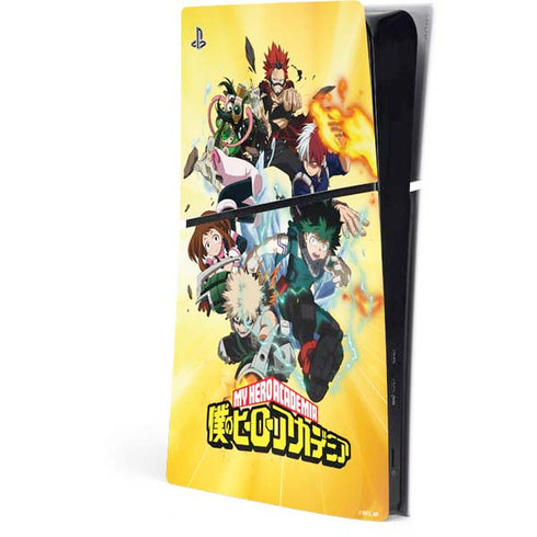 My Hero Academia Hero Team Season 4 PS5 Slim Digital Edition Console Skin