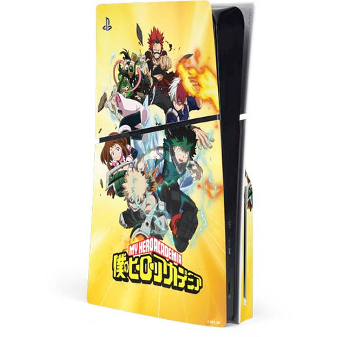 My Hero Academia Hero Team Season 4 PS5 Slim Disk Console Skin