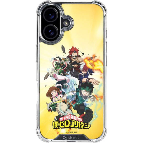 My Hero Academia Hero Team Season 4 iPhone 16 Clear Case