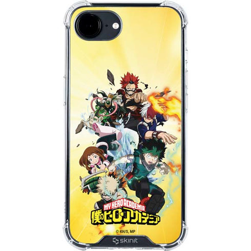 My Hero Academia Hero Team Season 4 iPhone 16e Clear Case