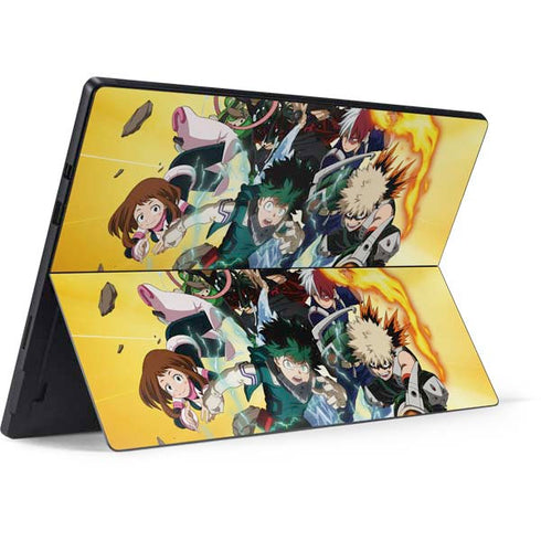 My Hero Academia Hero Team Season 4 Surface Pro 7 Skin