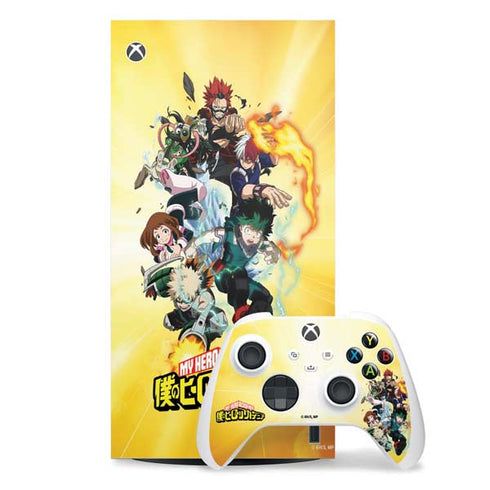 My Hero Academia Hero Team Season 4 XBox Series X Digital Edition Bundle Skin
