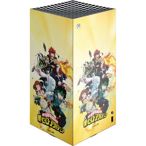 My Hero Academia Hero Team Season 4 XBox Series X Digital Edition Console Skin