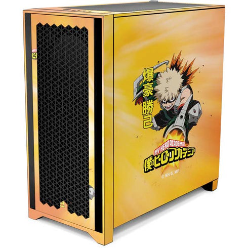 My Hero Academia Katsuki Bakugo Season 4 Corsair 4000D Tempered Glass Mid-Tower ATX Case Skin