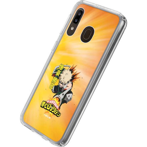 My Hero Academia Katsuki Bakugo Season 4 Galaxy A20 Clear Case