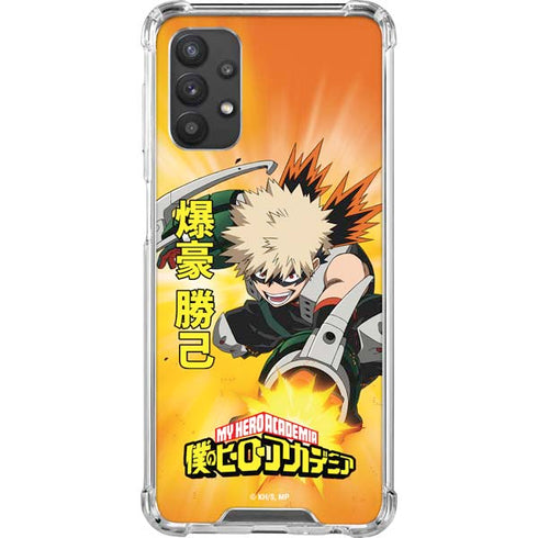 My Hero Academia Katsuki Bakugo Season 4 Galaxy A32 5G Clear Case