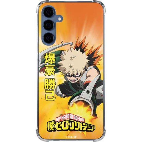 My Hero Academia Katsuki Bakugo Season 4 Galaxy A55 5G Clear Case
