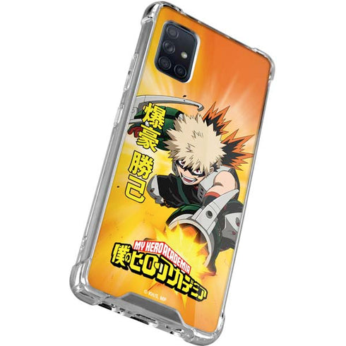 My Hero Academia Katsuki Bakugo Season 4 Galaxy A71 5G Clear Case