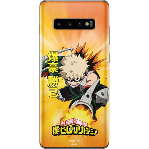 My Hero Academia Katsuki Bakugo Season 4 Galaxy S10 Plus Skin