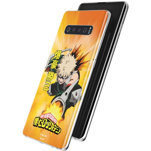My Hero Academia Katsuki Bakugo Season 4 Galaxy S10 Plus Skin