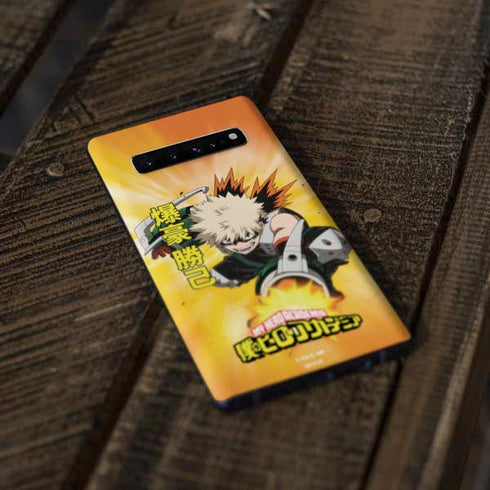 My Hero Academia Katsuki Bakugo Season 4 Galaxy S10 Plus Skin