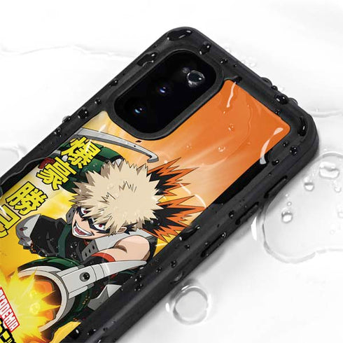 My Hero Academia Katsuki Bakugo Season 4 Galaxy S20 Waterproof Case