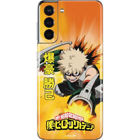 My Hero Academia Katsuki Bakugo Season 4 Galaxy S21 5G Skin