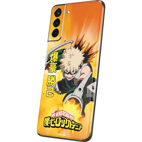 My Hero Academia Katsuki Bakugo Season 4 Galaxy S21 Plus 5G Skin