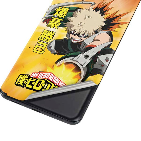My Hero Academia Katsuki Bakugo Season 4 Galaxy S21 Plus 5G Skin
