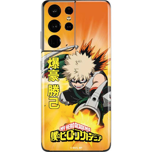 My Hero Academia Katsuki Bakugo Season 4 Galaxy S21 Ultra 5G Skin