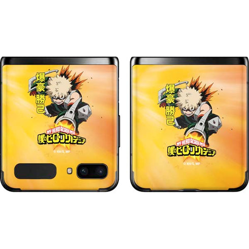 My Hero Academia Katsuki Bakugo Season 4 Galaxy Z Flip Skin