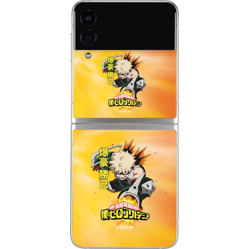 My Hero Academia Katsuki Bakugo Season 4 Galaxy Z Flip3 5G Skin