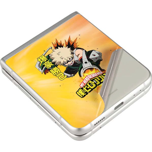 My Hero Academia Katsuki Bakugo Season 4 Galaxy Z Flip3 5G Skin