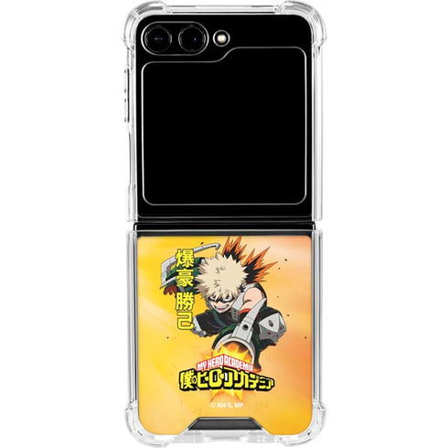 My Hero Academia Katsuki Bakugo Season 4 Galaxy Z Flip6 Clear Case