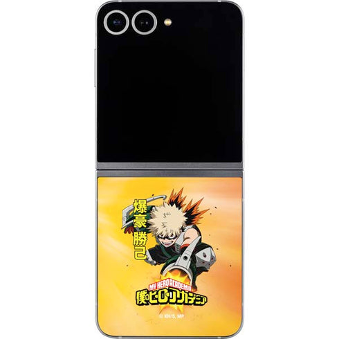 My Hero Academia Katsuki Bakugo Season 4 Galaxy Z Flip6 Skin