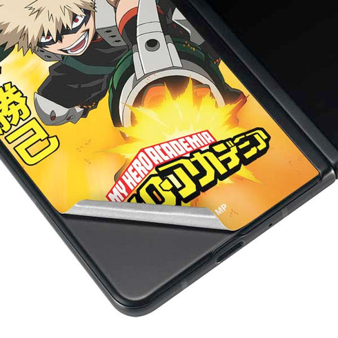 My Hero Academia Katsuki Bakugo Season 4 Galaxy Z Fold3 5G Skin