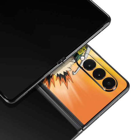 My Hero Academia Katsuki Bakugo Season 4 Galaxy Z Fold3 5G Skin