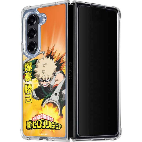 My Hero Academia Katsuki Bakugo Season 4 Galaxy Z Fold5 5G Clear Case