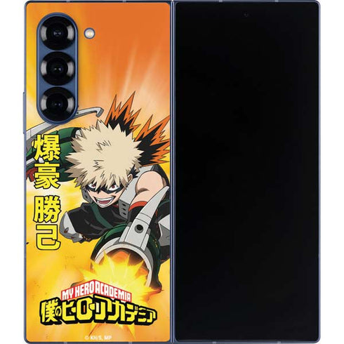 My Hero Academia Katsuki Bakugo Season 4 Galaxy Z Fold6 Skin