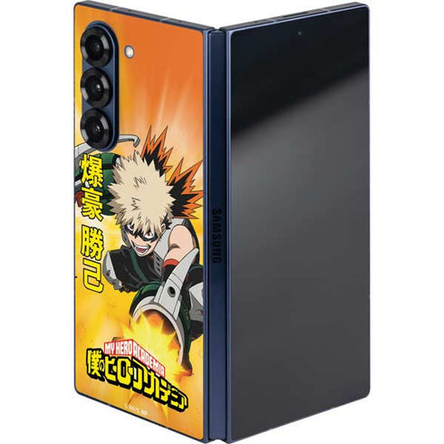 My Hero Academia Katsuki Bakugo Season 4 Galaxy Z Fold6 Skin