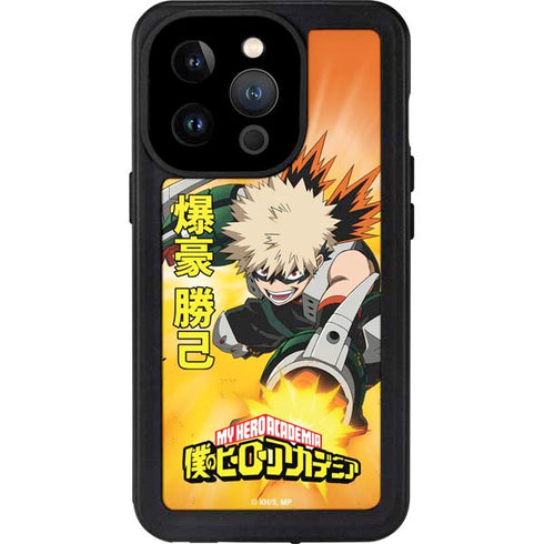 My Hero Academia Katsuki Bakugo Season 4 iPhone 14 Pro Waterproof Case