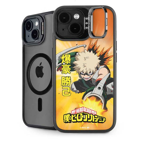 My Hero Academia Katsuki Bakugo Season 4 iPhone 15 Plus Kickstand Case