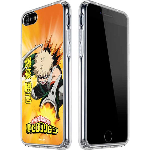 My Hero Academia Katsuki Bakugo Season 4 iPhone SE (2nd & 3rd Gen) Clear Case