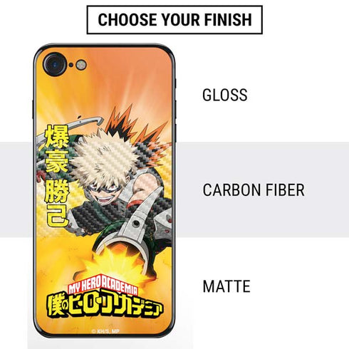 My Hero Academia Katsuki Bakugo Season 4 iPhone SE (2nd & 3rd Gen) Skin