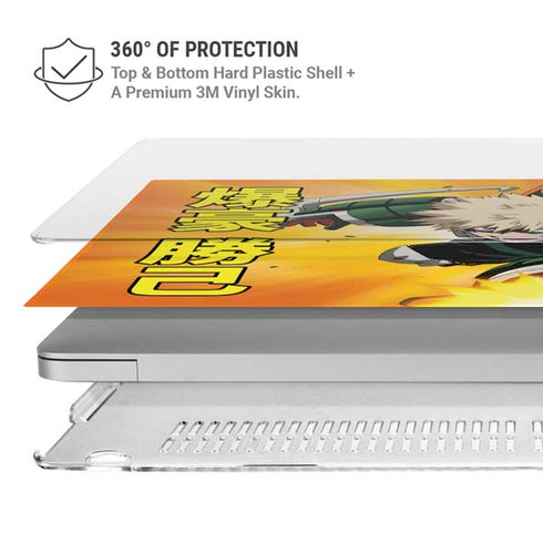 My Hero Academia Katsuki Bakugo Season 4 MacBook Pro 14in (2021-24) Case plus Skin