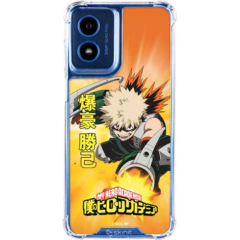 My Hero Academia Katsuki Bakugo Season 4 Moto G 5G (2024) Clear Case